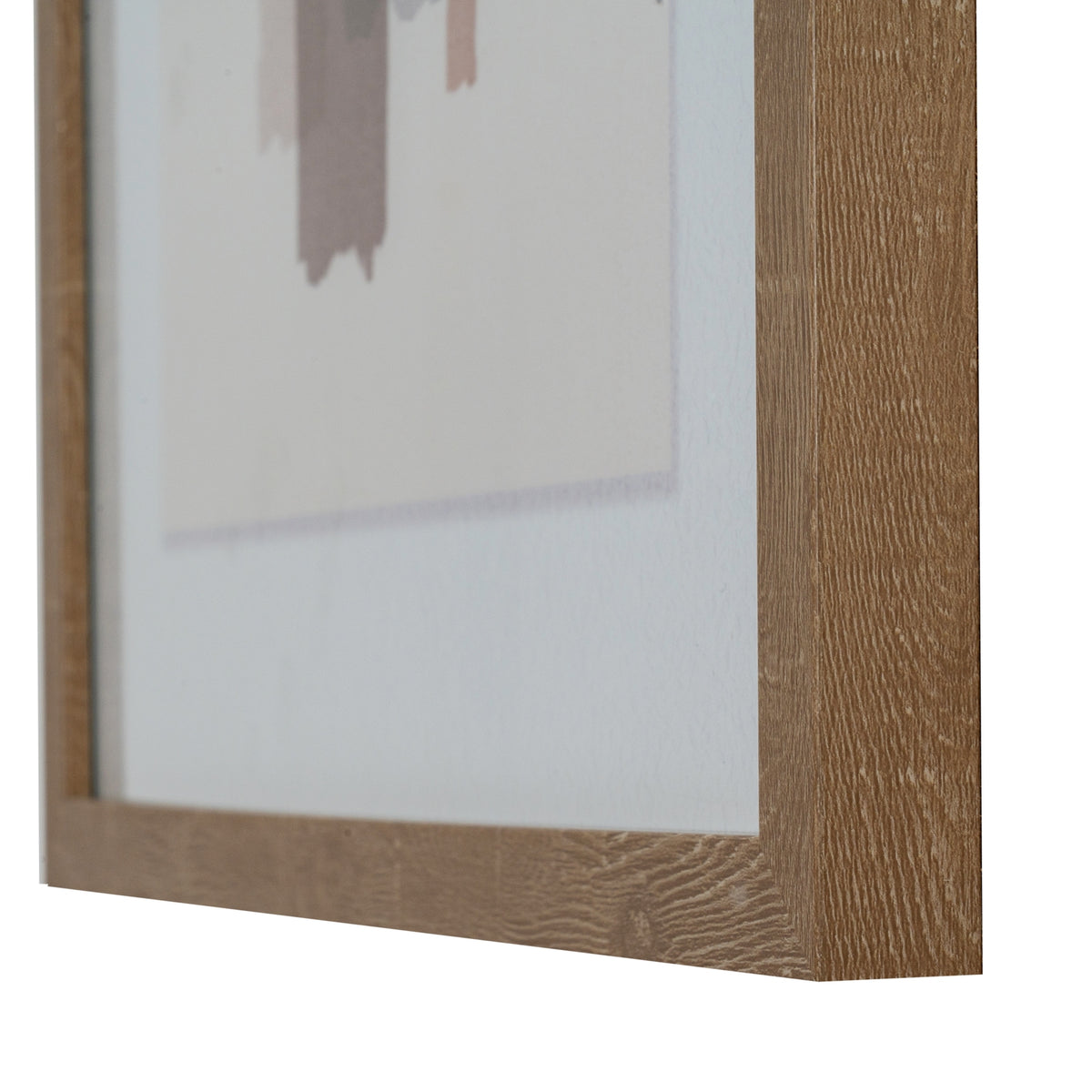 Tydis Art Mounted In Wooden Frame - MULTI-COLOURED