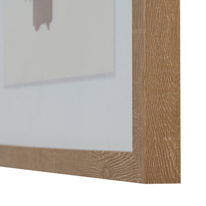 Tydis Art Mounted In Wooden Frame - MULTI-COLOURED