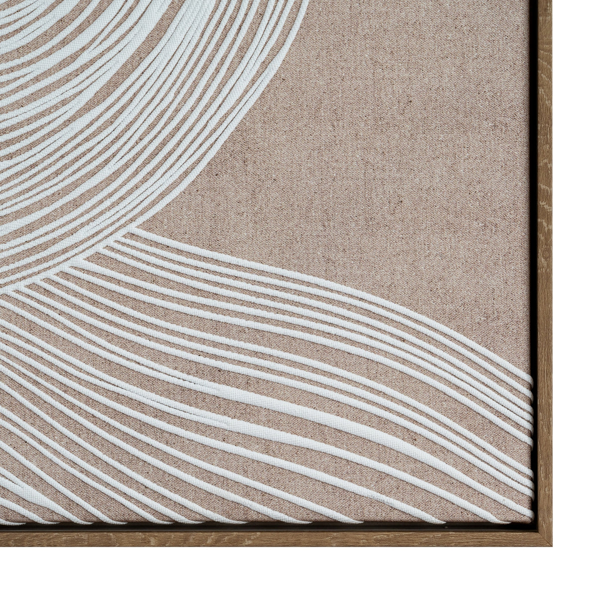 Clayre Line Art In Frame - BROWN