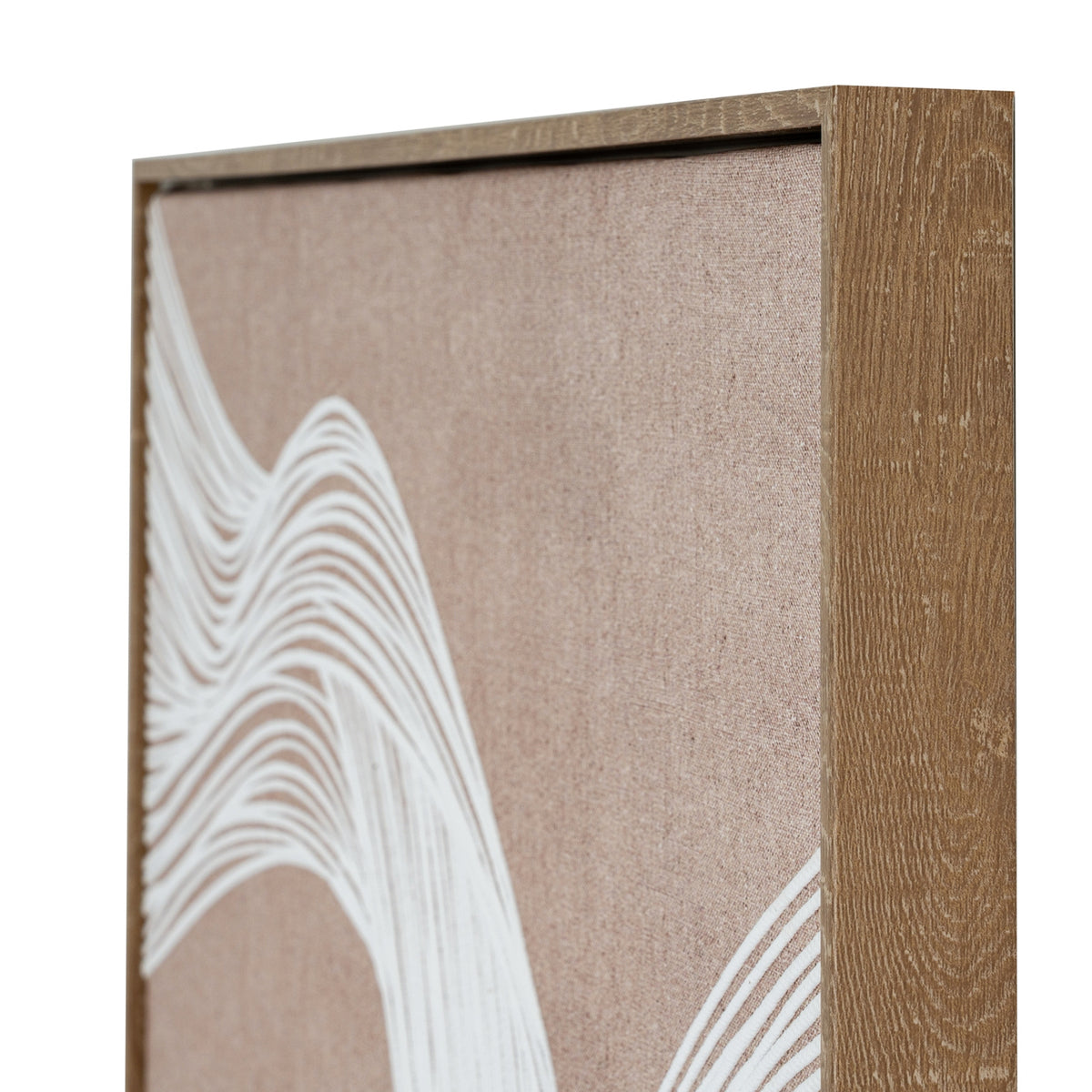 Clayre Line Art In Frame - BROWN