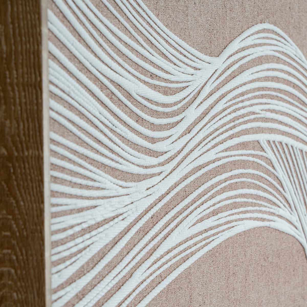 Clayre Line Art In Frame - BROWN