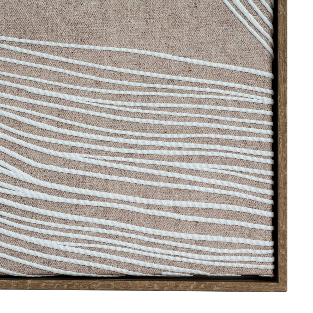 Lunora Line Art In Frame - BROWN
