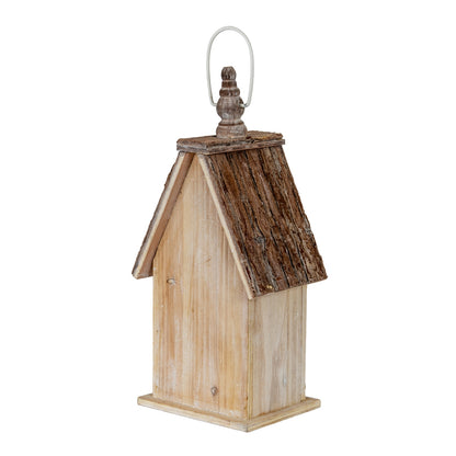 Large Rustic Birdhouse - WHITE