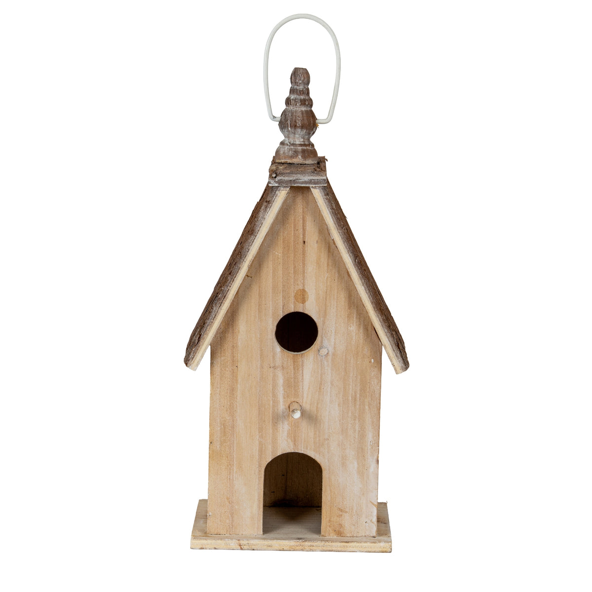 Large Rustic Birdhouse - WHITE