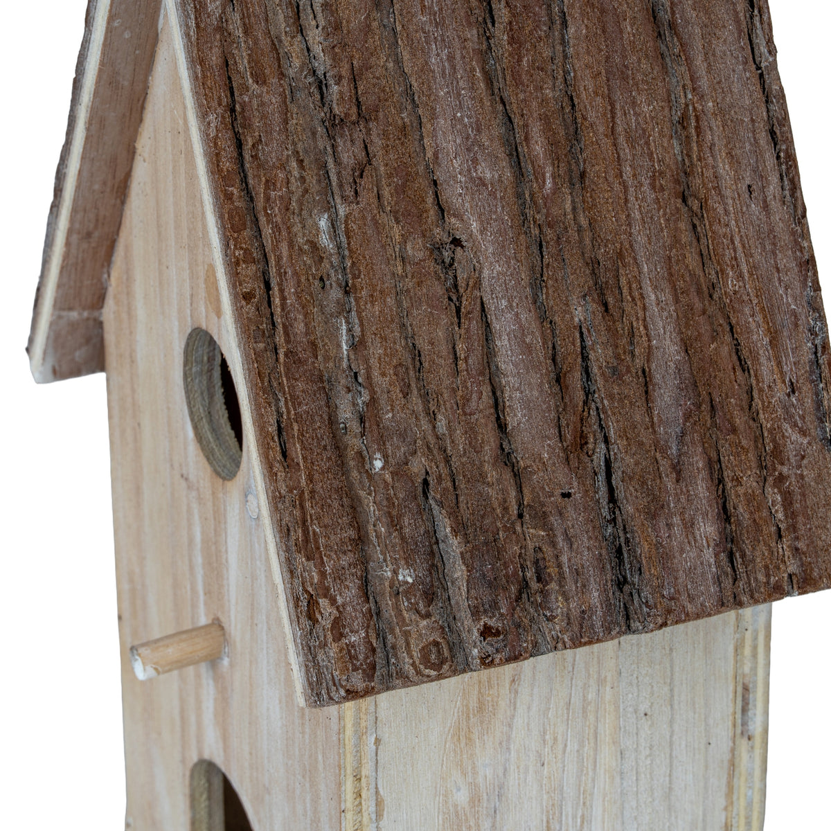 Large Rustic Birdhouse - WHITE