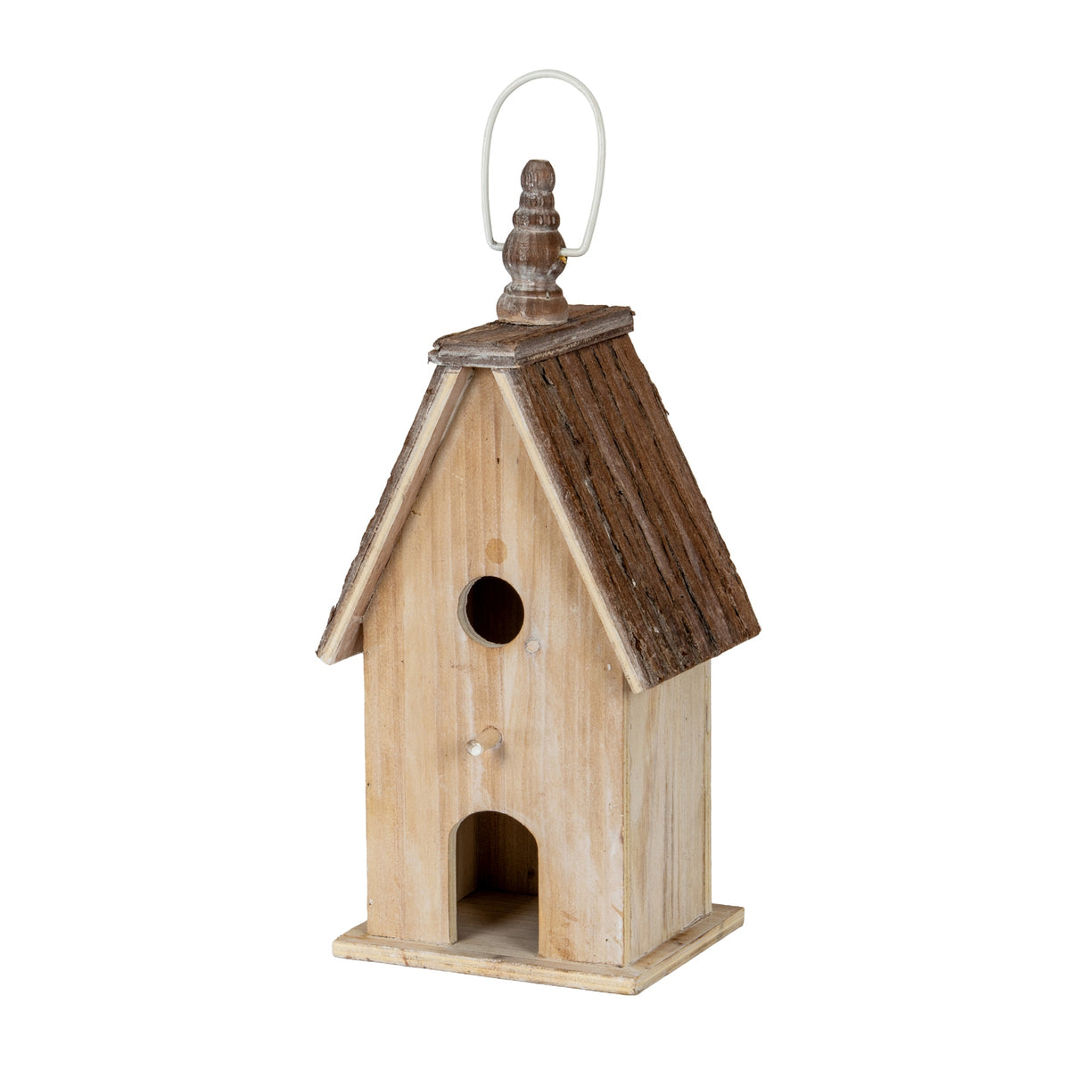 Large Rustic Birdhouse - WHITE