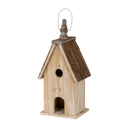 Large Rustic Birdhouse - WHITE