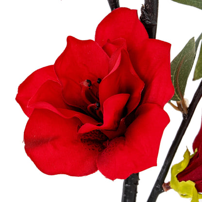 Crimson Bloom Large Spray - RED