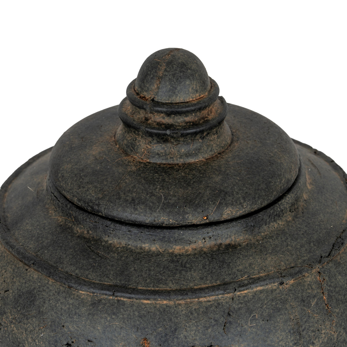 Dusk Large Pot With Lid - BLACK