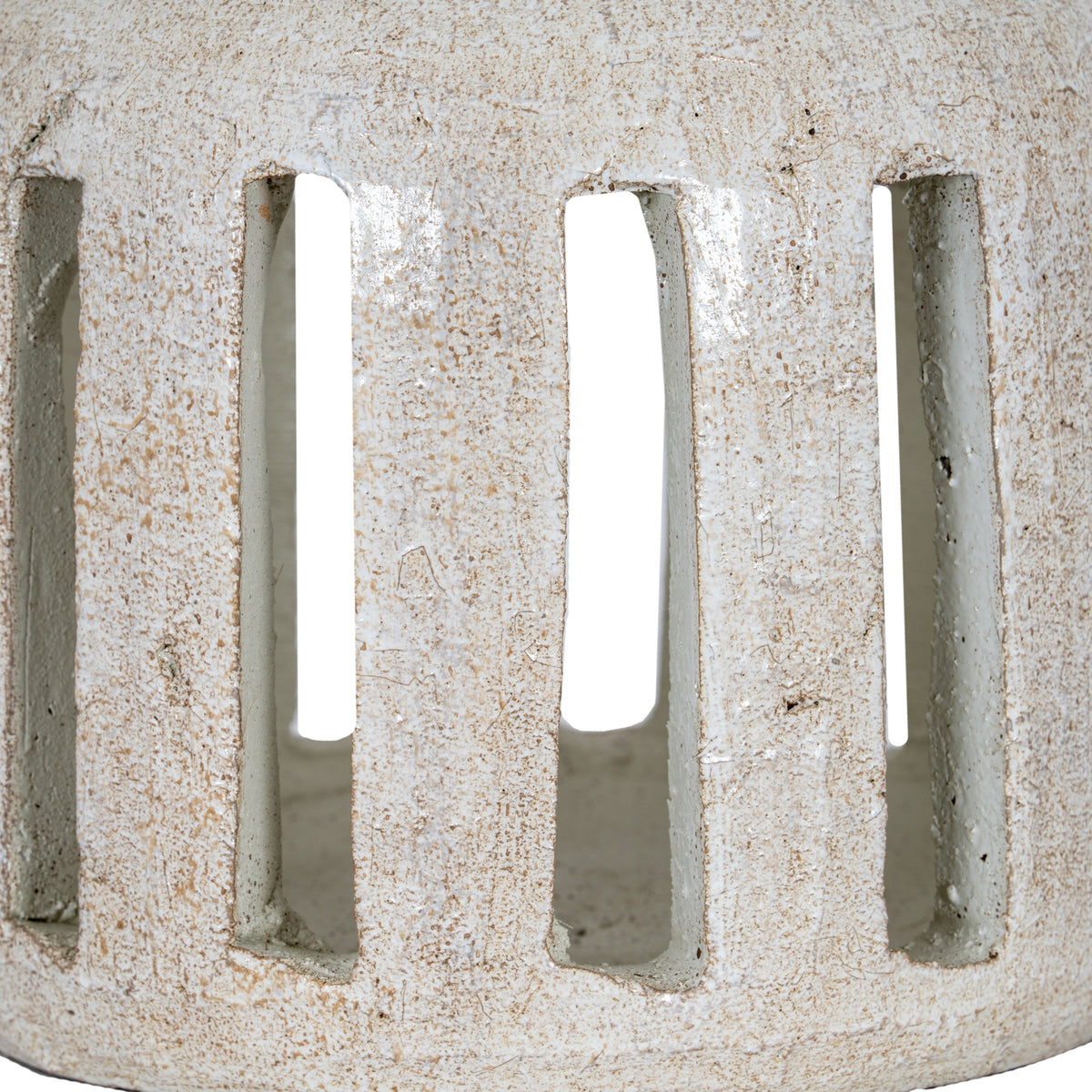 Tarn Collection Large Candle Holder - WHITE