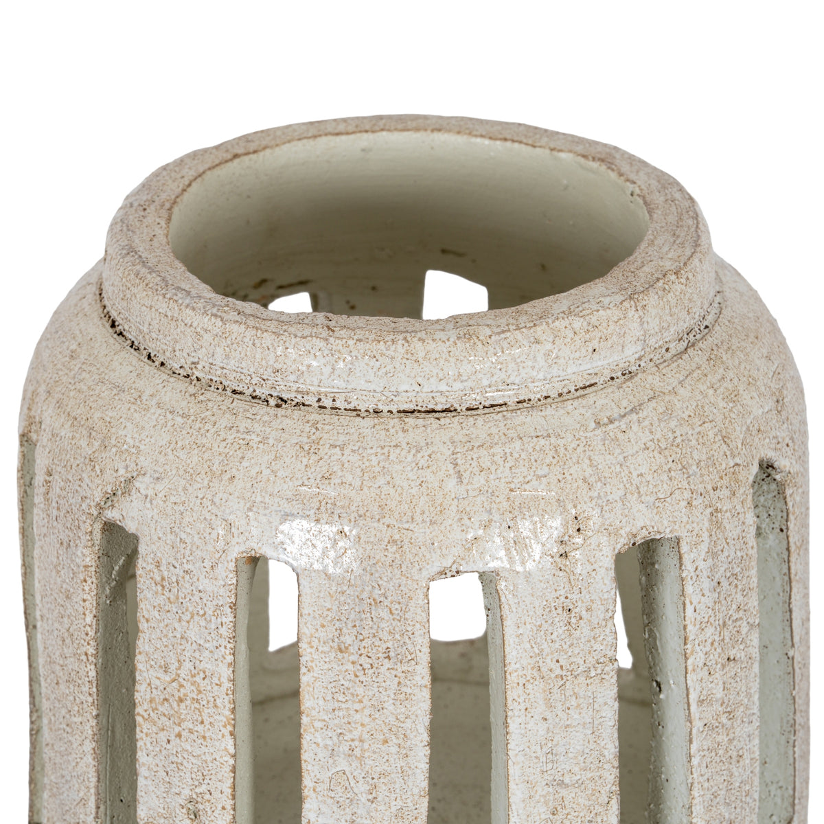 Tarn Collection Medium Candle Holder - WHITE