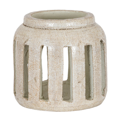 Tarn Collection Medium Candle Holder - WHITE