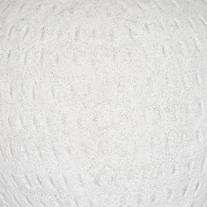Ashen Large Round Vase - WHITE