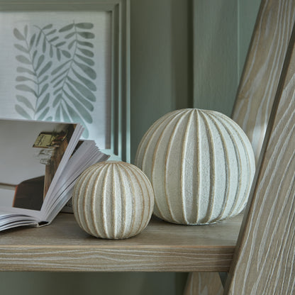Grove Medium Decorative Ball - WHITE