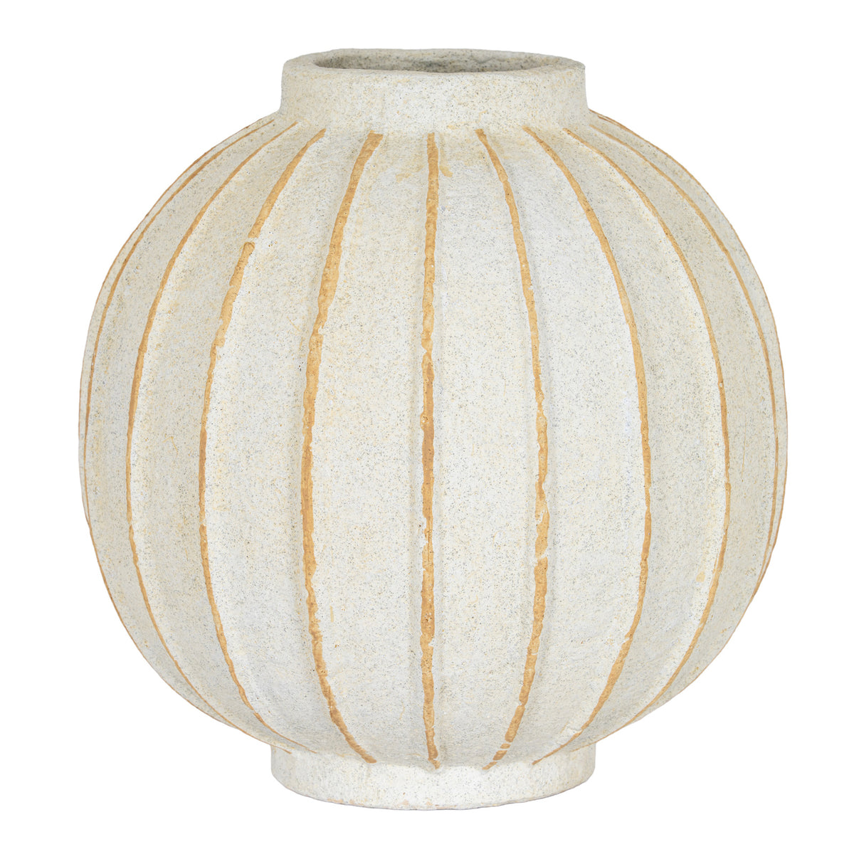 Grove Large Globe Vase - WHITE