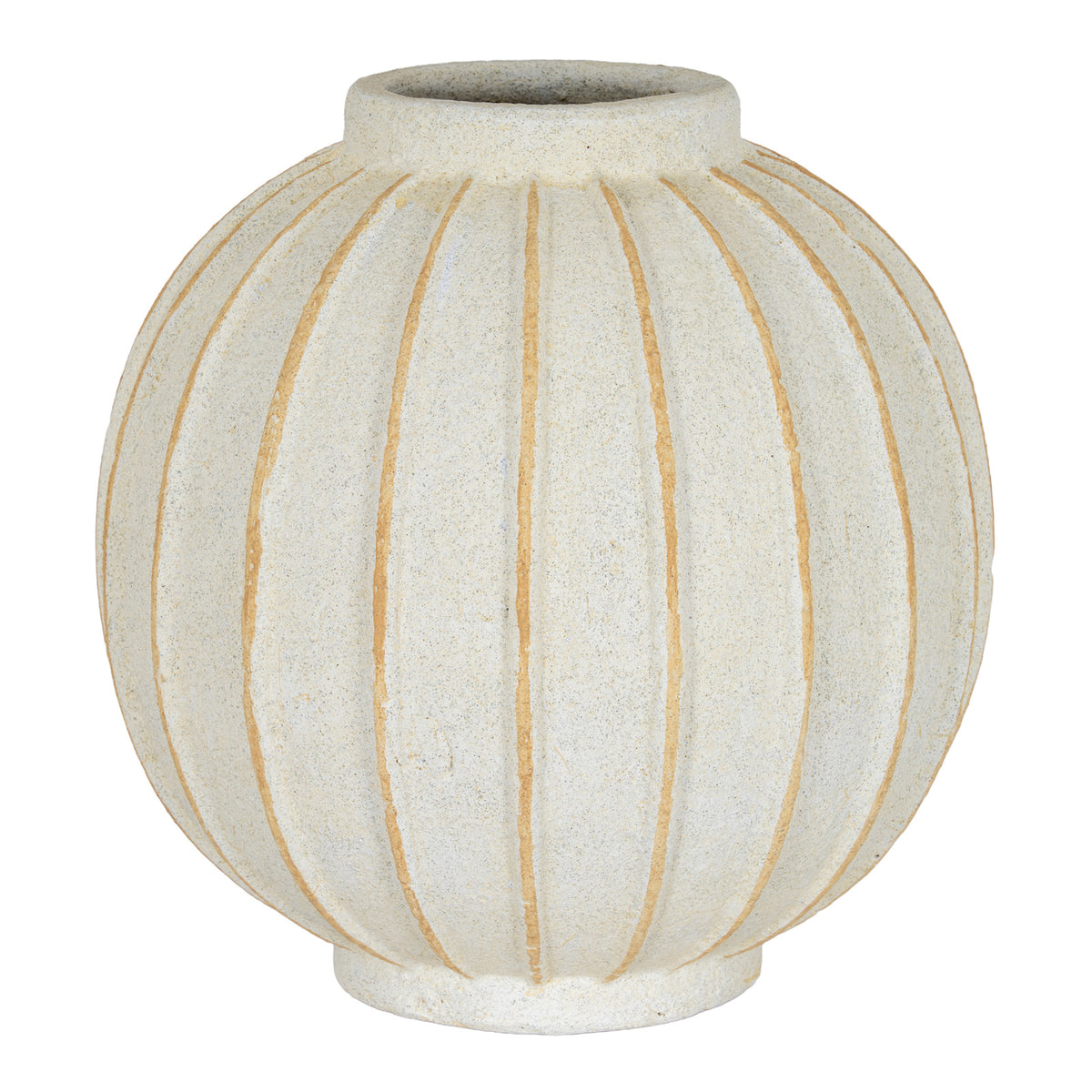 Grove Globe Vase - WHITE