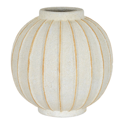 Grove Globe Vase - WHITE