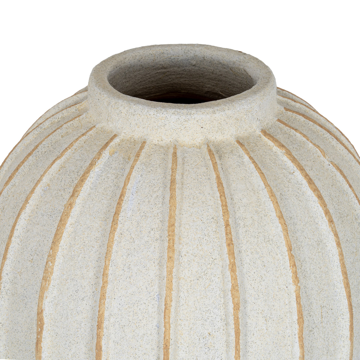 Grove Globe Vase - WHITE