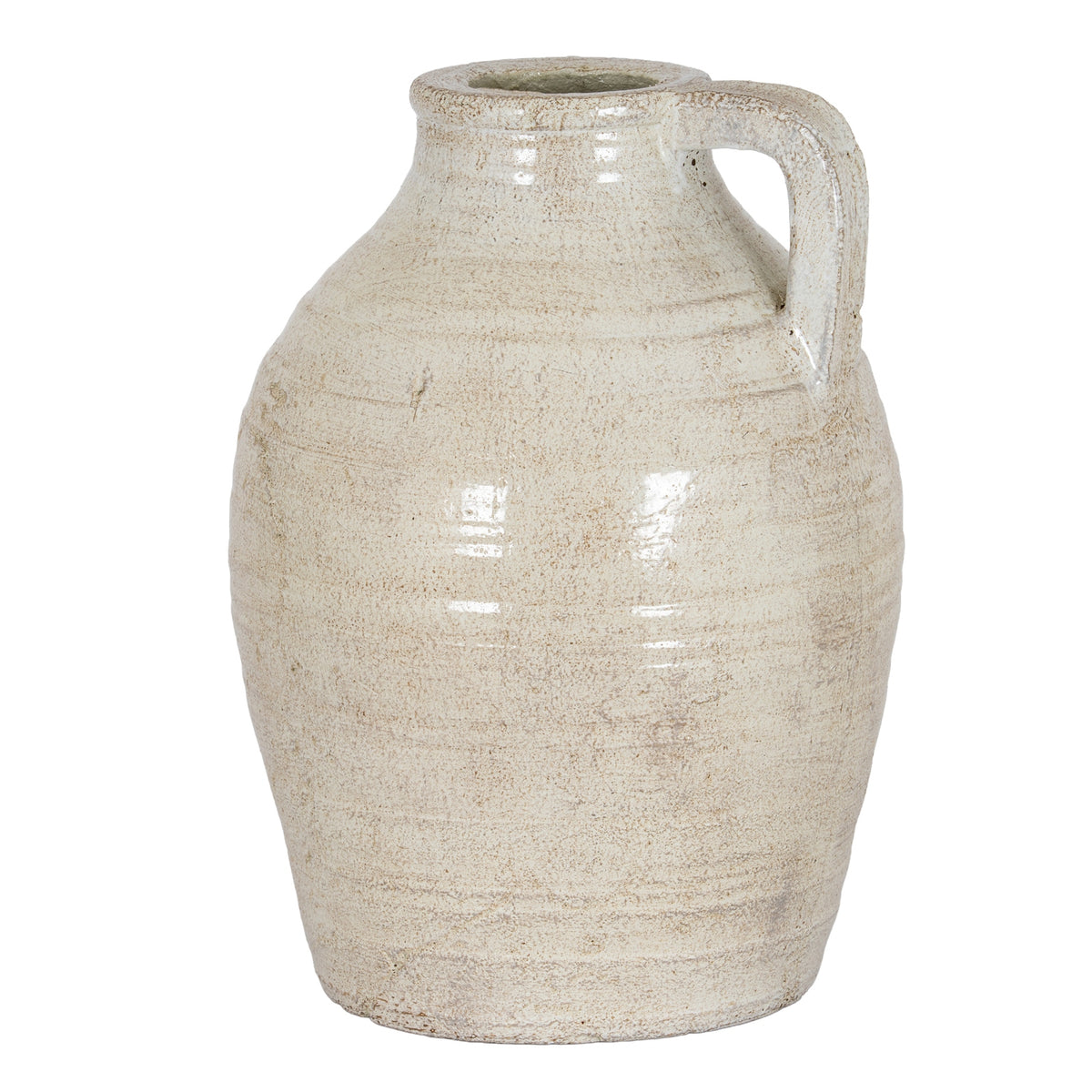 Tarn Collection Medium Jug With Handle - WHITE