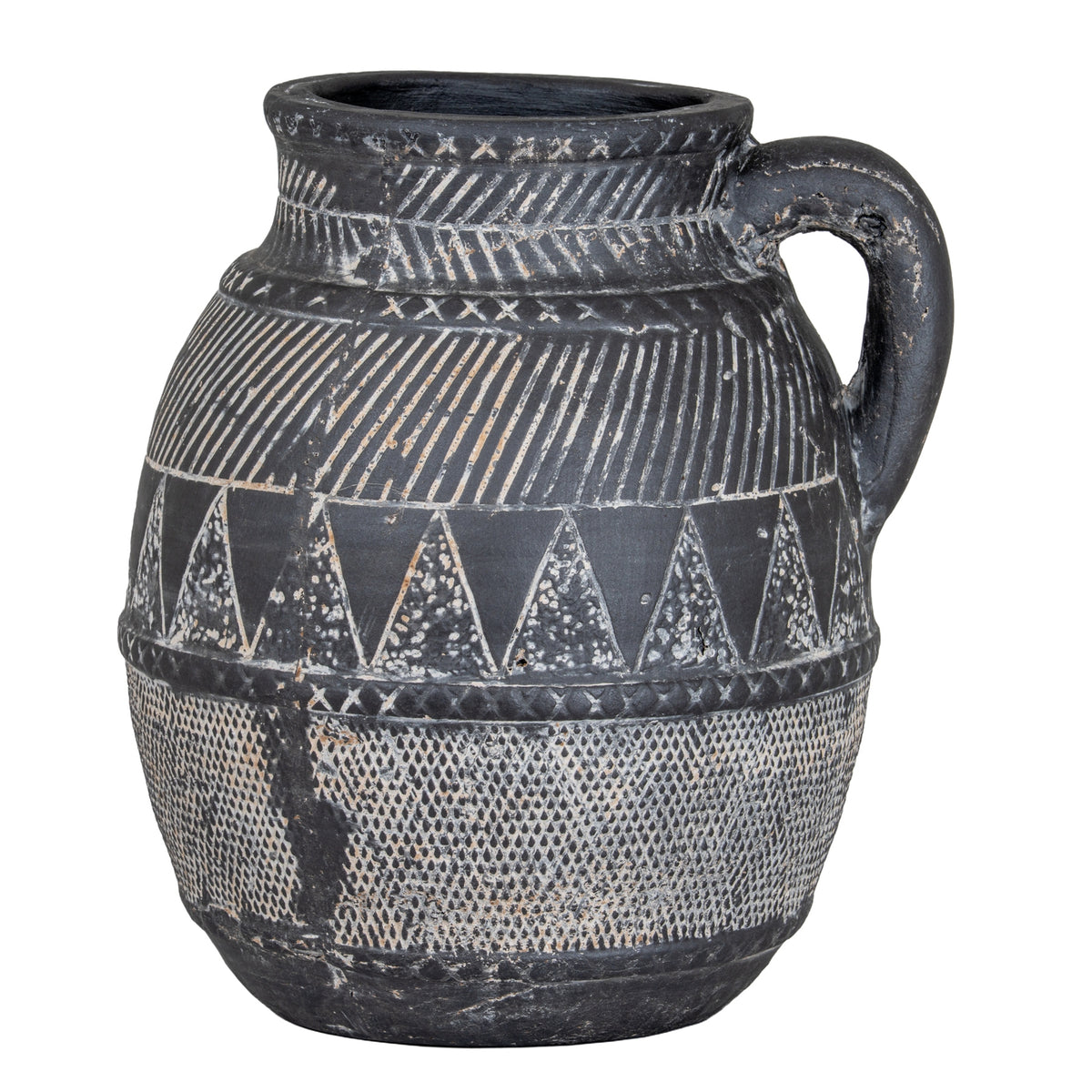 Etched Collection Tall Jug - BLACK