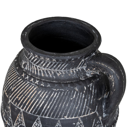 Etched Collection Tall Jug - BLACK