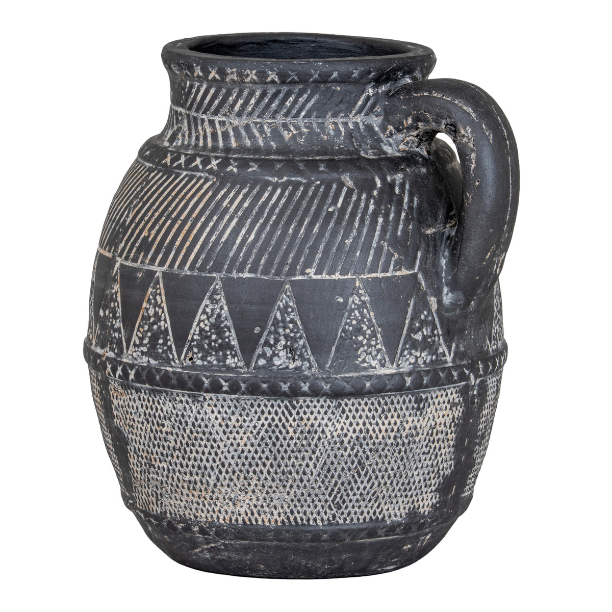 Etched Collection Tall Jug - BLACK
