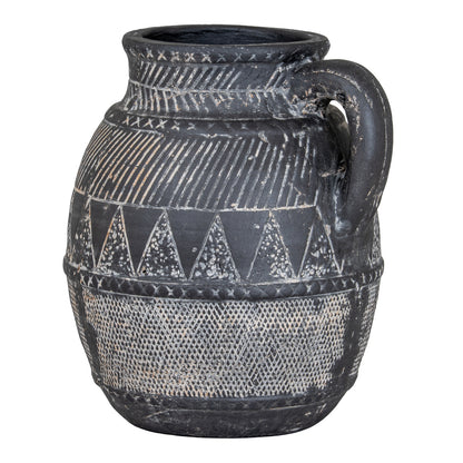 Etched Collection Tall Jug - BLACK