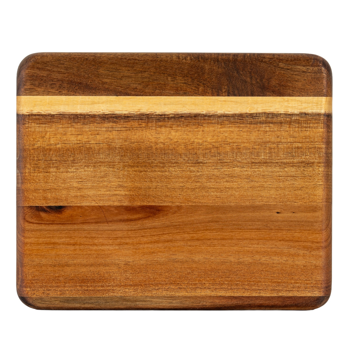 Acacia Serving Tray with Slate - BROWN