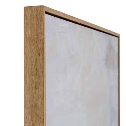 Hillside View Hand Painted Canvas in Frame - MULTI-COLOURED