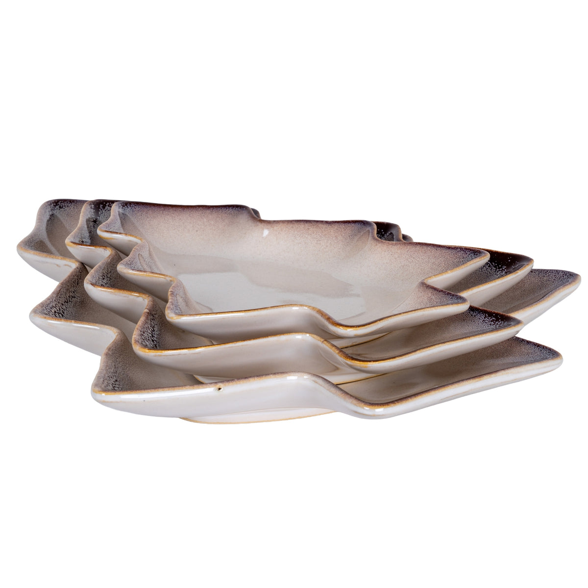Medium Everin Ceramic Tree Dish - WHITE