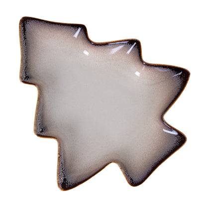 Medium Everin Ceramic Tree Dish - WHITE