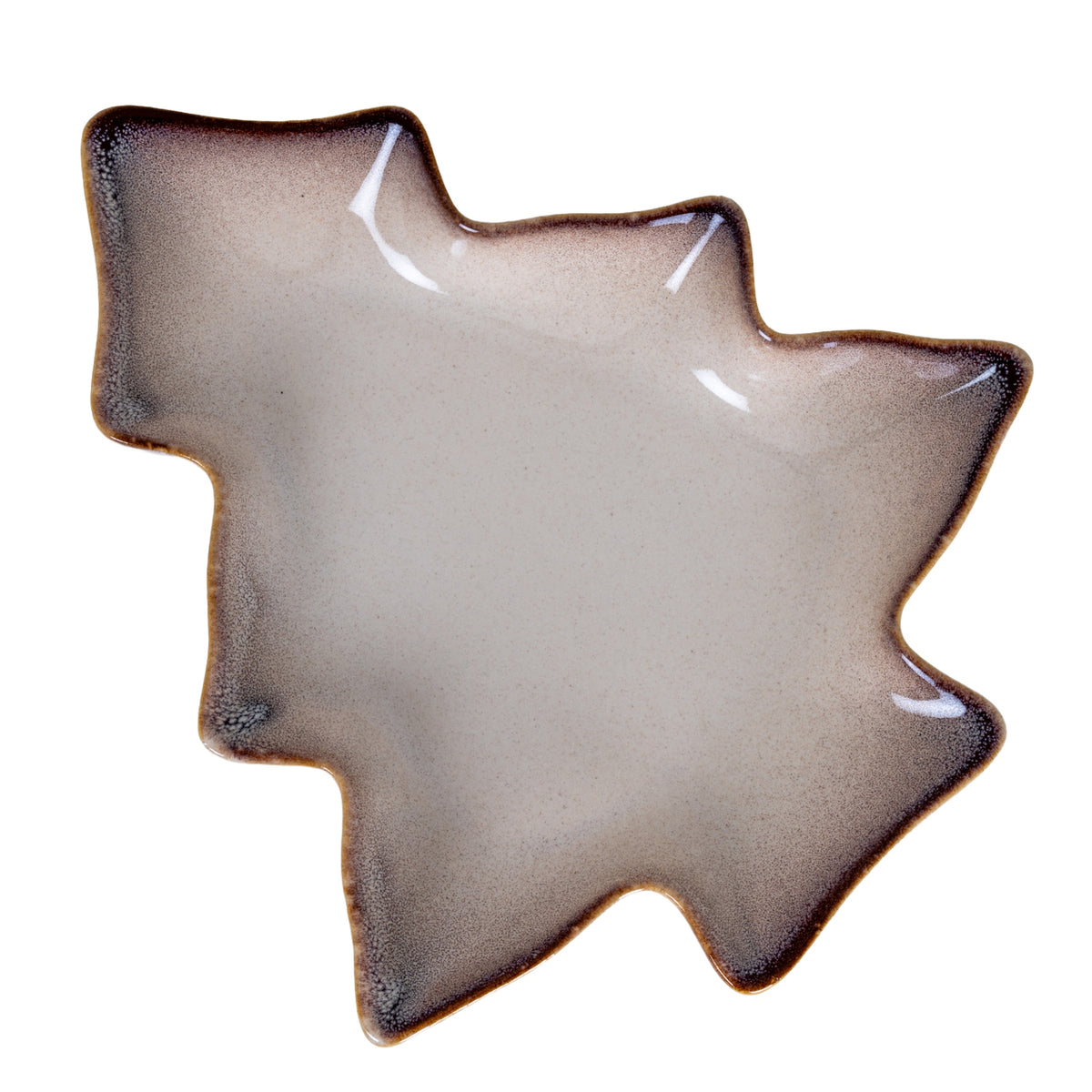 Large Everin Ceramic Tree Dish - WHITE