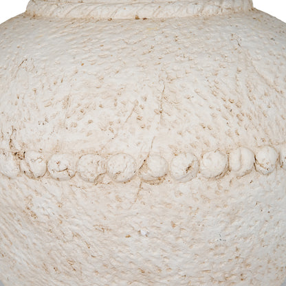 Medium Olympia Terracotta Vase - WHITE