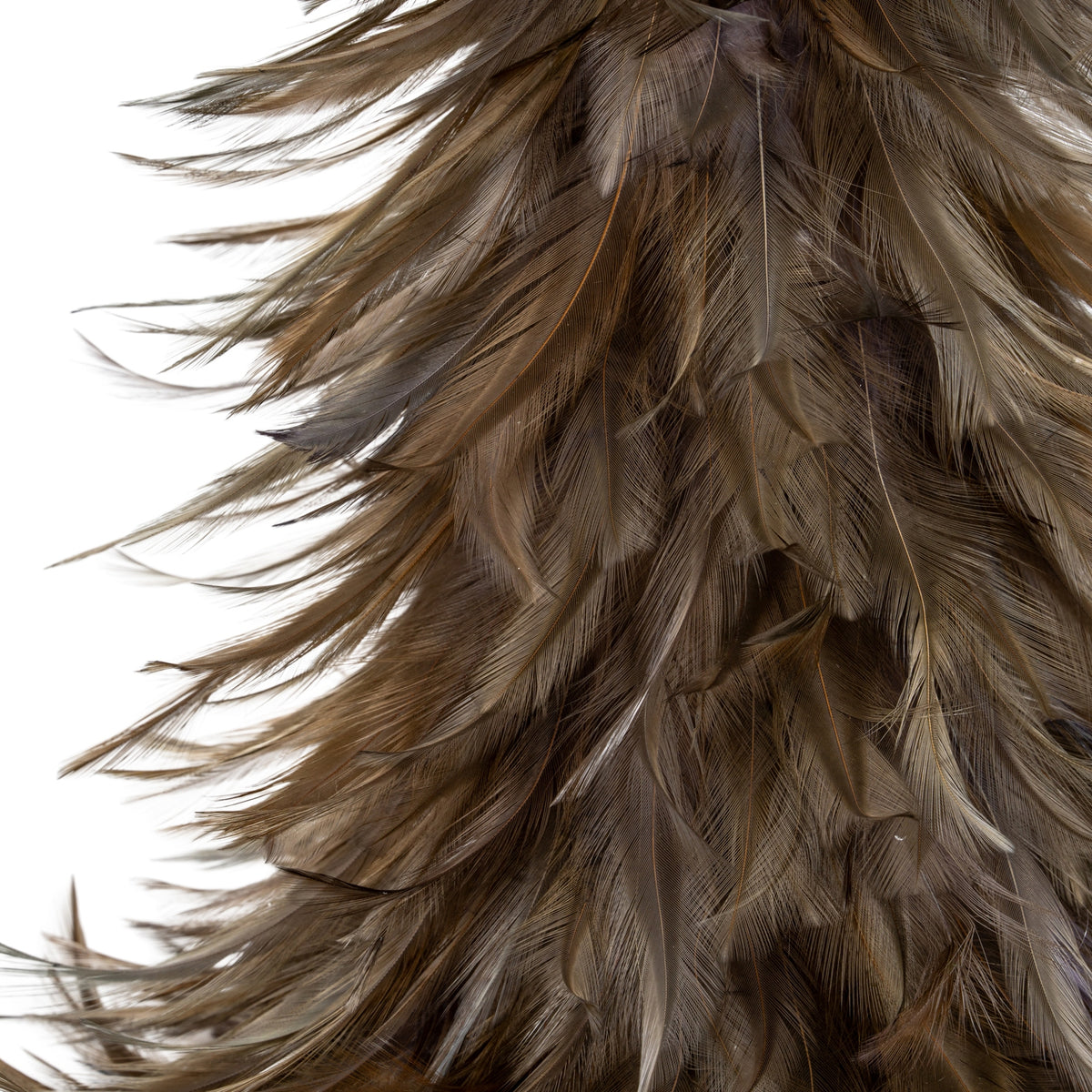 Small Fawn Feather Tree - BROWN