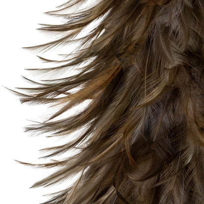 Large Fawn Feather Tree - BROWN