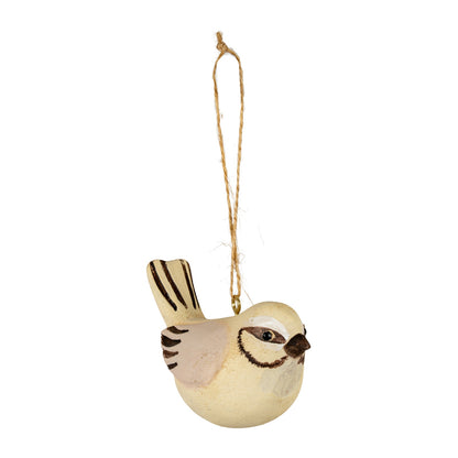 Wooden Misty Bird Decoration - BROWN