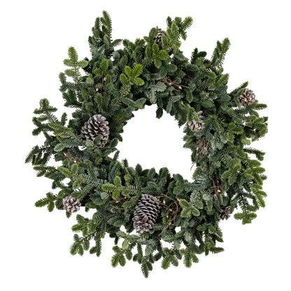 Woodland Pine Garland With Pinecones - GREEN
