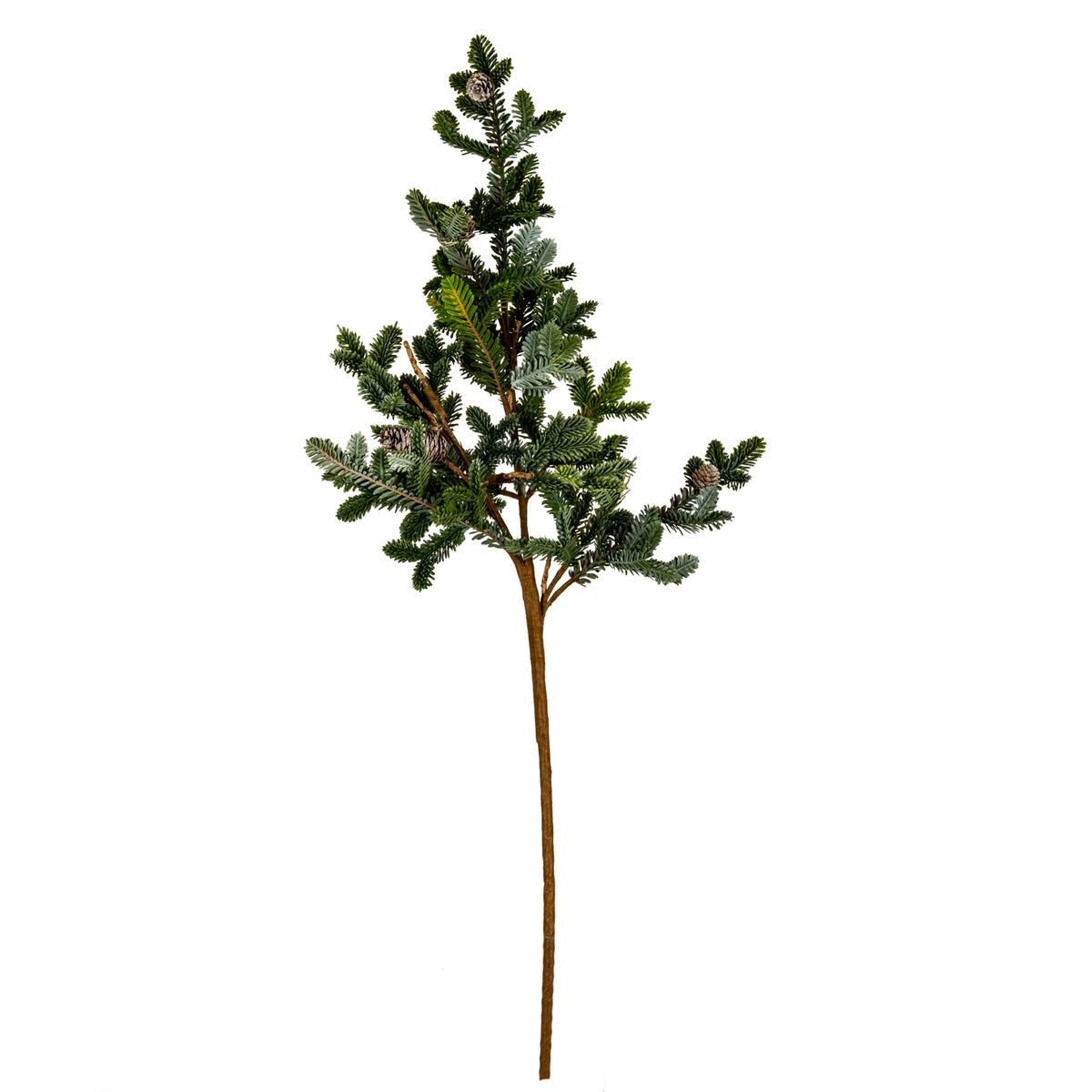 Woodland Pine Teardrop Swag With Pinecones - GREEN