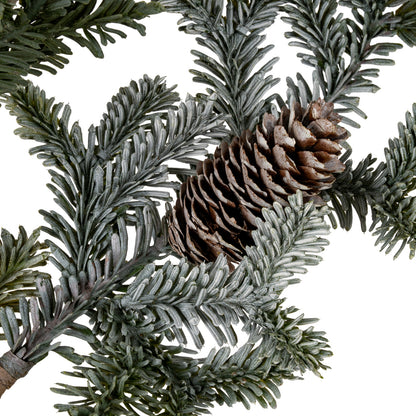 Woodland Pine Tall Stem With Pinecones - GREEN