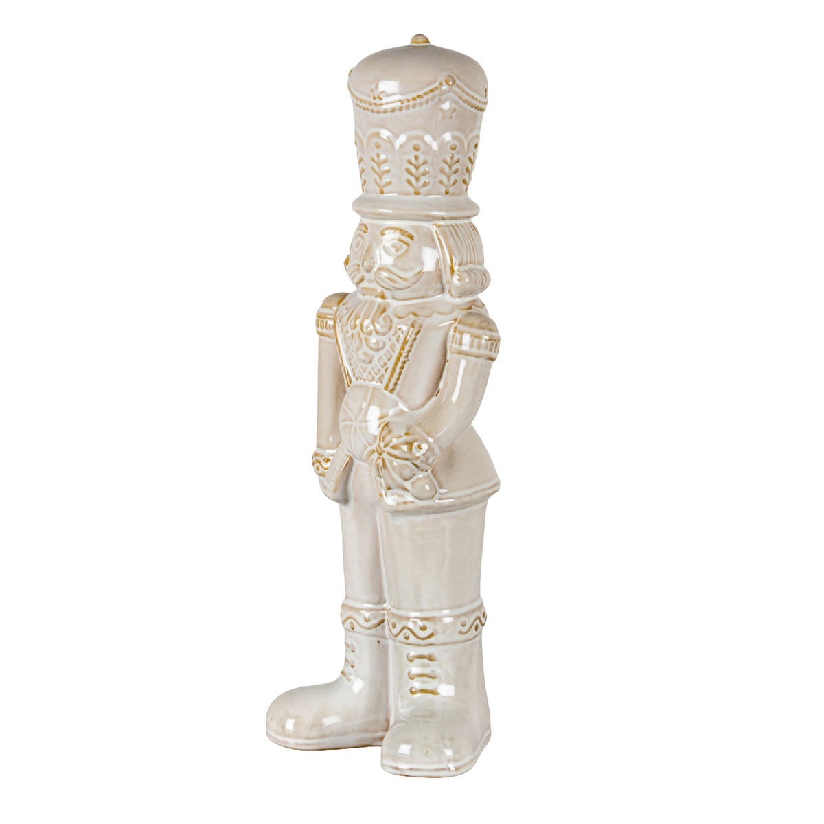 Alora Ceramic Nutcracker With Candy Lollipop - WHITE