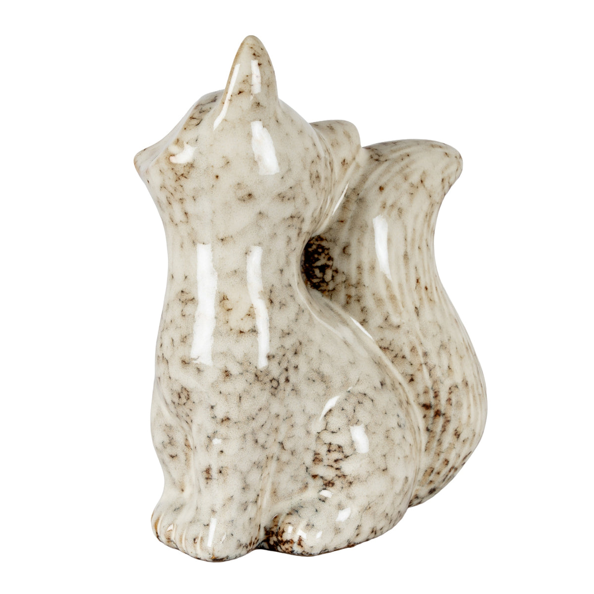 Alora Ceramic Fox Looking Right - WHITE
