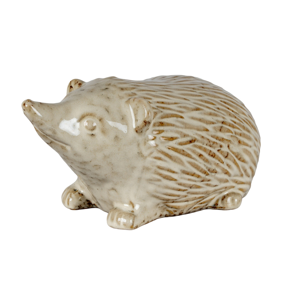 Alora Ceramic Small Hedgehog - WHITE