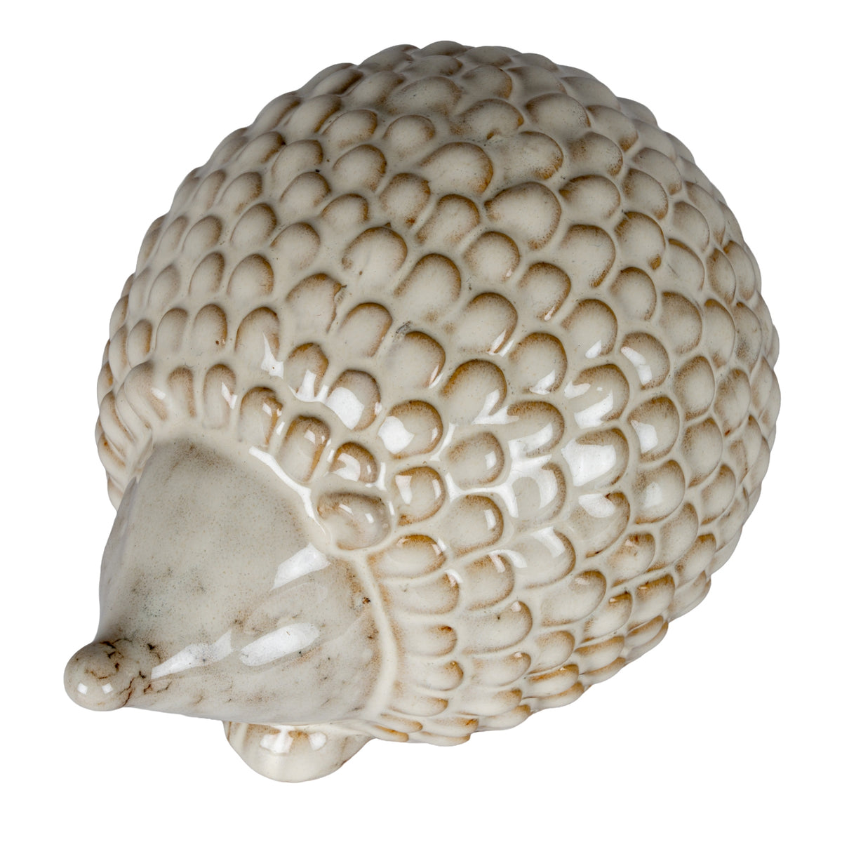 Alora Ceramic Large Hedgehog - WHITE