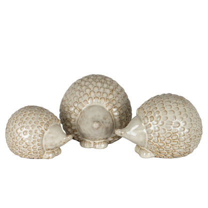 Alora Ceramic Large Hedgehog - WHITE