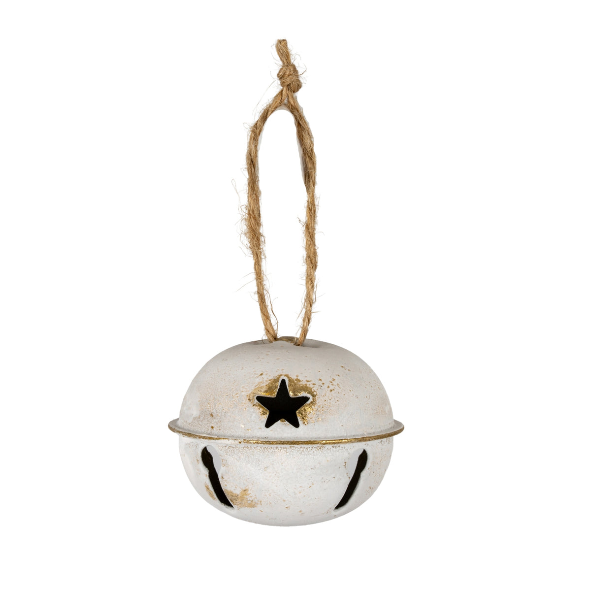 White Metal Nordic Bell Decoration