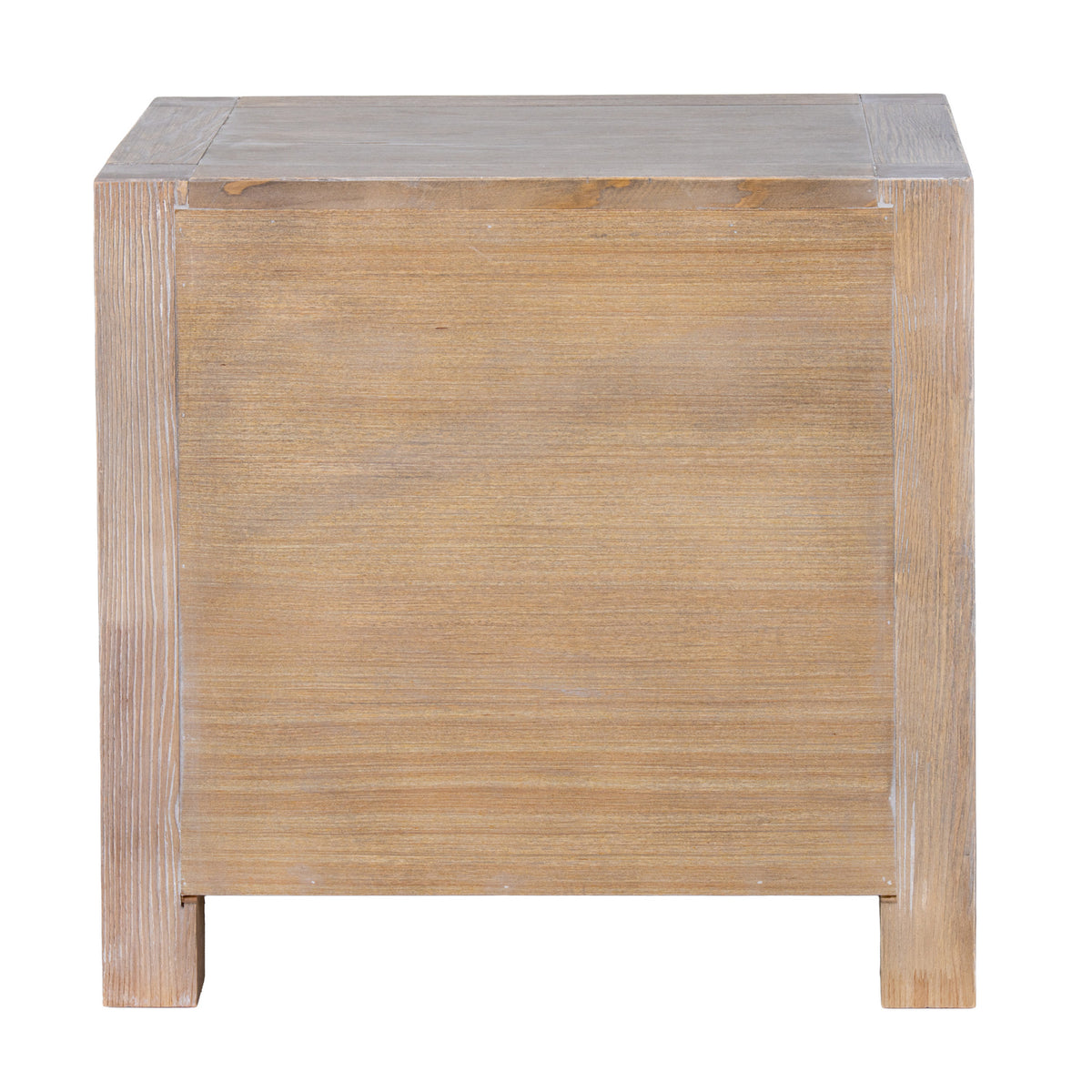 Haldon Collection 2 Drawer Bedside Table - BROWN