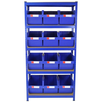 T-RAX Blue 90cm with 12 x Storage Quick Pick Bins