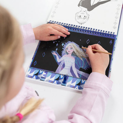 DISNEY FROZEN SCRATCH BOOK