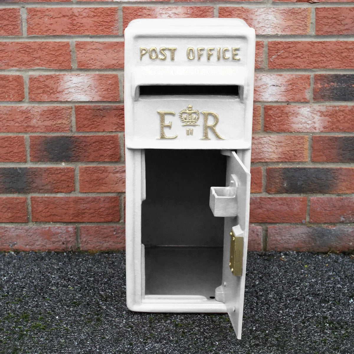 White Royal Mail Post Box