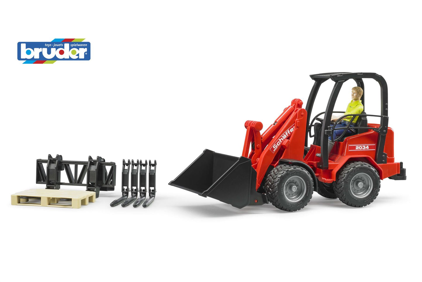 Schäffer Compact loader 2630 with figure and accessories